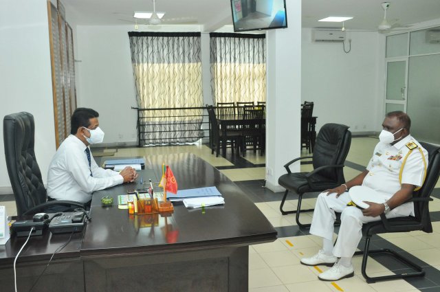 Meeting with Rear Admiral KJ Kularathna